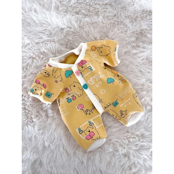 Bartholomew bear cute clothes outfits - Yellow Romper - BXYC02(large) - Picture 2 of 2